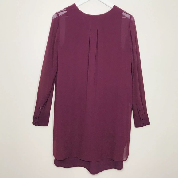 ⚡️SOLD⚡️Vince Dress Silk Long Sleeve Shirtdress - Picture 2 of 12